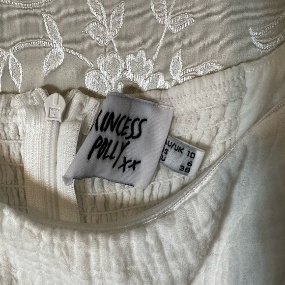 Princess Polly White Lorna Romper Size US 6 - Picture 2 of 12